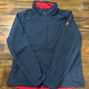 Chick-Fil-A Women's X Large Navy Blue Oobe Team Style Employee Full Zip Jacket